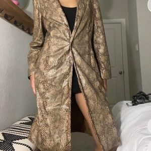 Vintage Snakeskin Coat